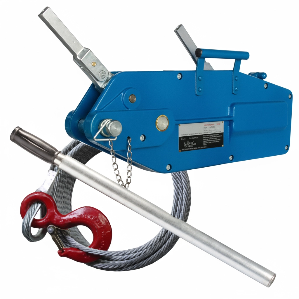 Лебедка ручная рычажная тросовая МТМ 5,4т 20м
