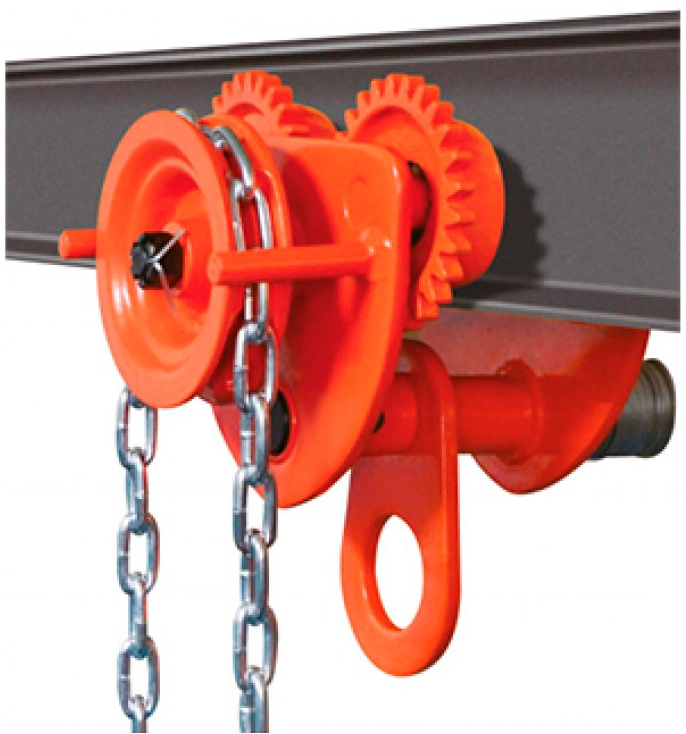 Тележка для тали 20 т 9 м